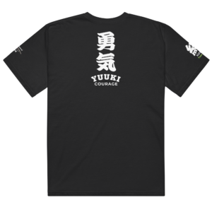 Alternative view of COURAGE THROUGH ACTION - heavyweight t-shirt -